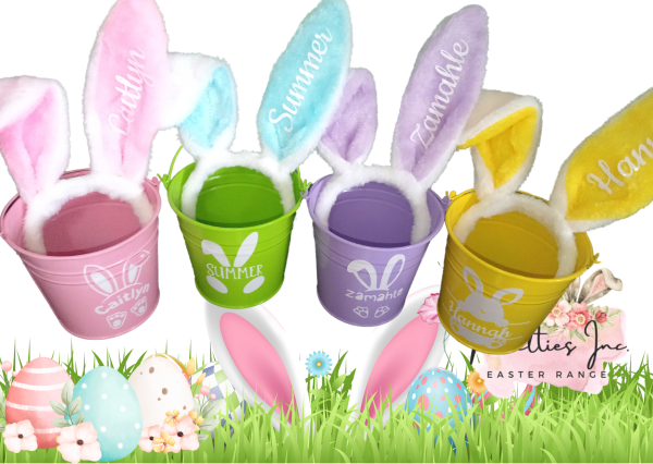 Easter Metal Buckets - 12cm
