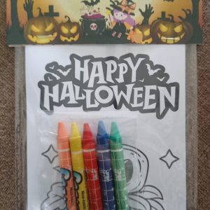 Halloween theme mini coloring pack