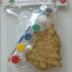 Christmas Wooden Ornament Painting Set